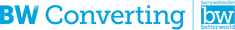 b w converting logo